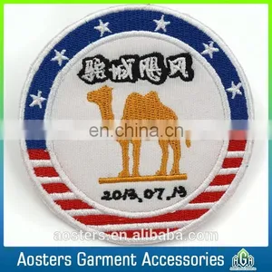 Design Cheap Badge Logo Fashion Brand Name Embroidered Badge thumbnail-5