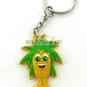 Wholesale Lovely Customized Soft PVC Flag Keychain thumbnail-3