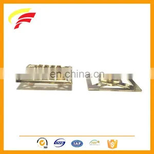 Russian Market Square Shaped Zinc Alloy Two Pieces Snap Button Set for Coat F1201 thumbnail-2