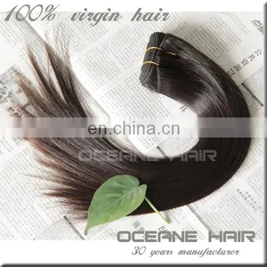 2015 New Style Top Grade Best Selling Factory Price Double Drawn 28 Inch Clip on Human Hair Extension thumbnail-1