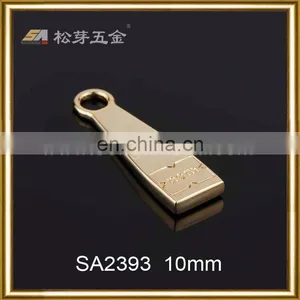 New Design Gold Plated Design Zipper Puller thumbnail-1