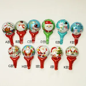 Xmas Stick Balloon Foil Ballon Mylar Balloon Toy Gift in Stock thumbnail-1