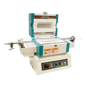 CHY-R1250 Compact Electric Revolve Tube Furnace With 30 Segment Controller Compact Rotary Tube Furnace Manufacturer thumbnail-1