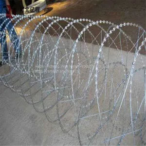 2020 Low Price High Quality Hot Galvanized Razor Barbed Wire,Concertina Razor Wire Real Factory thumbnail-4