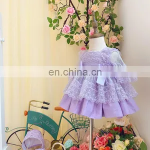 Baby Girl Clothes Spanish Dress Sleeveless Print Stitching Princess Dress for Girls Birthday Party Vestidos thumbnail-1