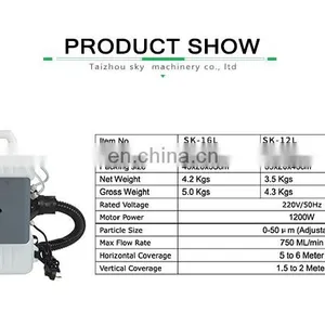 2020 Hot Sell Virus Control Disinfection Electric ULV Cold Fogger Sprayer Machine thumbnail-3