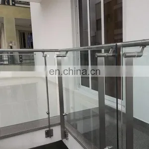 2019 PEMCO Project Balustrade Glass Railing And Stainless Steel Handrail !!! thumbnail-7