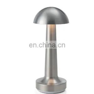 2019 Amazon Cafe Hotel Restaurant Decorative Wireless Mushroom Led Lamp Table Lamps thumbnail-3