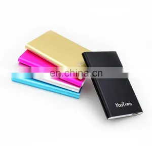 2020 Oem Logo Printing Aluminum Power Bank Colorful Super Thin Metal Power Charger Laser Print Charger thumbnail-1
