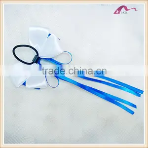 Top Korean Long Ribbon Bow Elastic Hair Band Hair Accessories thumbnail-2