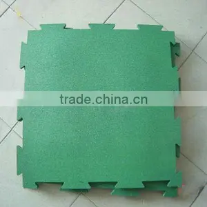 Interlocking Fitness Center Gym Rubber Flooring Tiles thumbnail-4
