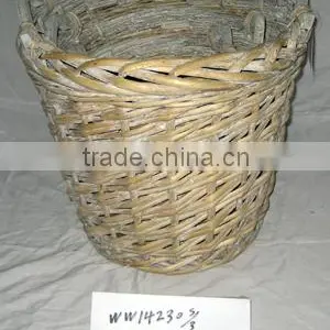 Natural Wicker Firewood Baskets Quality Good thumbnail-6