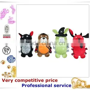 Factory Promotion Custom Made Plush Pet Products Animal Sound Plush Dog Toy thumbnail-2