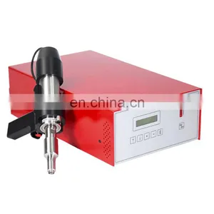 Factory Price Linggao 35kHz 1200W Portable Ultrasonic Handgun Plastic Spot Welder Fabric Welding Machine thumbnail-1