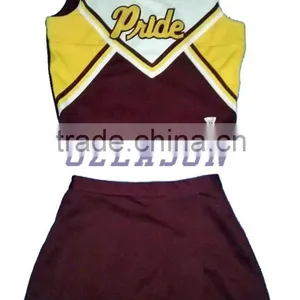 High Quality Girl's Dance Dress Design Cheerleading Uniforms in Sexy Costumes School Girl Dress Uniform thumbnail-4