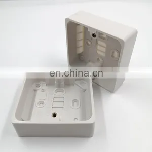 PVC Junction Box Types 3*6 3*3 1+1+1 Iron Box Color Plastic Electrical Wall Switch Box Cover thumbnail-4