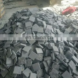 Dark Grey Granite G654 Natural Split Cubics Cobble Stone thumbnail-3