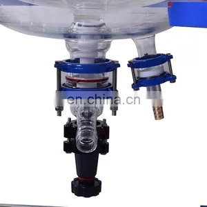 Pharmaceutical Vacuum Reaction Double Layer Jactked Glass Reactor thumbnail-3