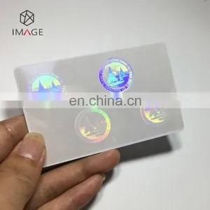 Clear Self Adhesive Holographic Overlay for ID Card, Easy to Apply and Strong Hold thumbnail-2
