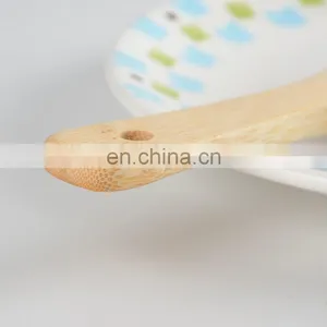 Kitchen Bamboo Cooking Spatula Spoon Set Organic Eco-friendly Bamboo Rice Spoon thumbnail-5