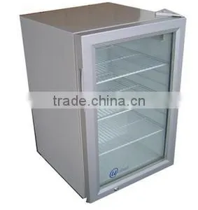 Hotel Use Portable Single Glass Door Counter Top Mini Drink Visi Cooler thumbnail-5
