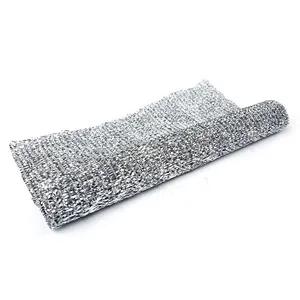 Silver Durable Ultra Fine Mesh Sunshade Cloth Custom Aluminum Foil Net For Agricultural Blackout Net thumbnail-1