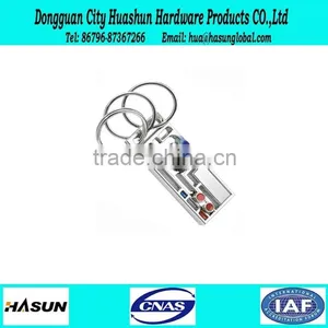 Custom Made Cheap Metal Calabash Keychain thumbnail-6