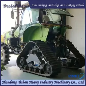 Tractor Modification With Half Track Anti Sinking and Anti Slip thumbnail-1