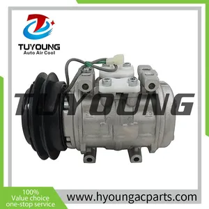 Auto Air Conditioning Compressor 10P15C for Mitsubishi L300 Delica 4D56 MR175654 MR175636 MR175655 CSA201A148 447200-7744 thumbnail-1