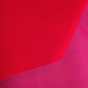 Nylon Flocking Fabrics Weft Knitting Flocked Fabric Velvet Flocking Fabrics Supplier thumbnail-2