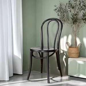 Vintage Solid Wood Dining Chair Second-hand Home Dining Table Chair thumbnail-1
