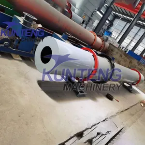 Professional Coconut Fiber Rotary Drum Dryer Machine Industrial Coir Husk Peat Drying Machine Line thumbnail-2