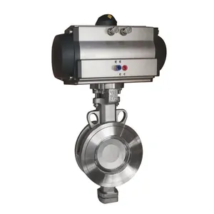 Food Grade Pneumatic Butterfly Valve thumbnail-2
