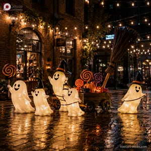 Halloween Ghost Decorations for Family-Friendly Events thumbnail-3