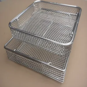 Heavy Duty Stainless Steel Wire Basket 2.5mm Wire 100kg Load Capacity for Manufacturing thumbnail-5