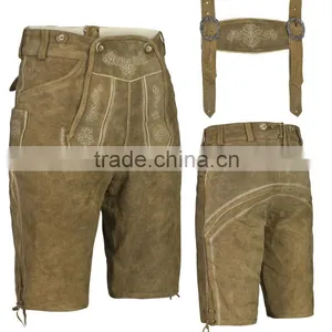German Bavarian Oktoberfest Trachten Short Length Lederhosen-All Sizes Available thumbnail-1