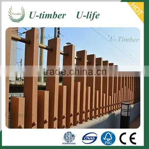 Wood Plastic Composite Fence Panels With Fine Made Accessories thumbnail-3