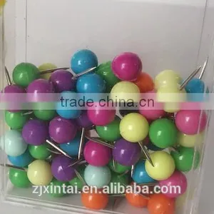 Wholesale Solid Plastic Round Ball Head Color Map Pins (tack) thumbnail-2