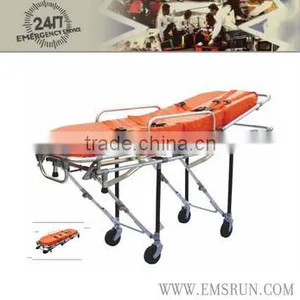 More Comfortable Folding Ambulance Stretcher With Handle Control thumbnail-1