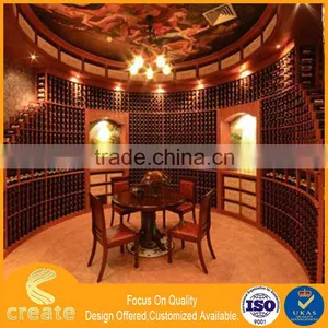Retailer Store Wood Dislay Cabinet for Wine Bottle Stand Make in China thumbnail-4