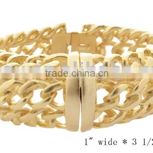 Gold Chain Bangle thumbnail-1