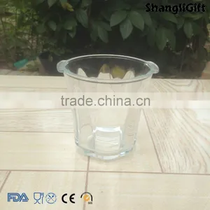 Pressed 300ml Glass Lamp Shade Clear Glass Shade thumbnail-2