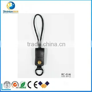 High Quality REMAX New Leather Cable Faster Charger 3.0A Micro USB Data Cable For IPhone 5/5s/6/6s/6+ thumbnail-2
