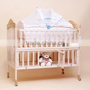 Wooden Baby Cot thumbnail-1