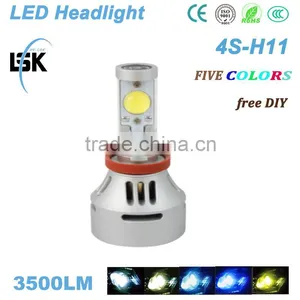 HIGH POWER 35W 4S Led Headlights 3500LM Single BEAM Auto H11 Led Headlight Bulbs thumbnail-1