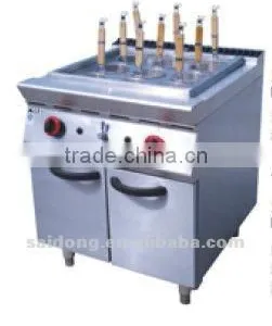 Free Standing Gas Convection Pasta Cooker 9 Baskets With Cabinet thumbnail-1