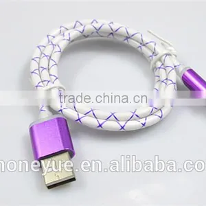 Fashional Design Fish Lines Mobile Micro Usb Cable for Samsung Note4 thumbnail-1