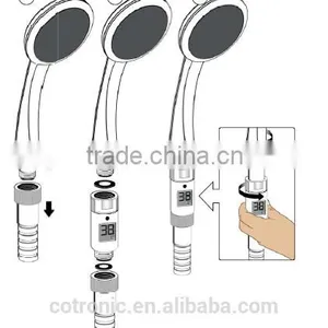 0- 69C Digital Thermometers Waterproof Shower Head Water Temperature w/ Alarm thumbnail-4