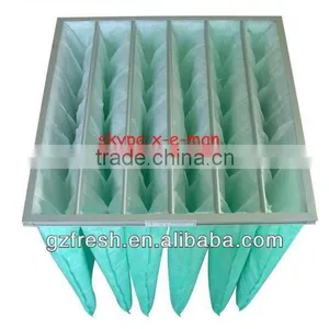 Factory Price Fiberglass Pocket Filter/bag Filter for Clean Room thumbnail-1