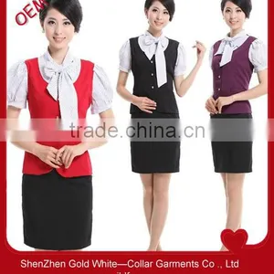 Hotel Restaurant Reception Airlines Hostess Uniform thumbnail-1